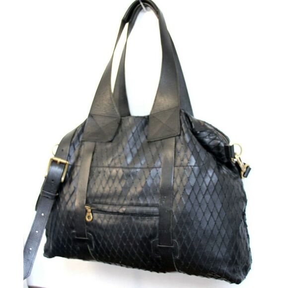 XL AMAZING JAS MB IBW LTD LONDON BLACK GENUINE LEATHER TOTE SHOULDER BAG HANDBAG - Picture 2 of 12